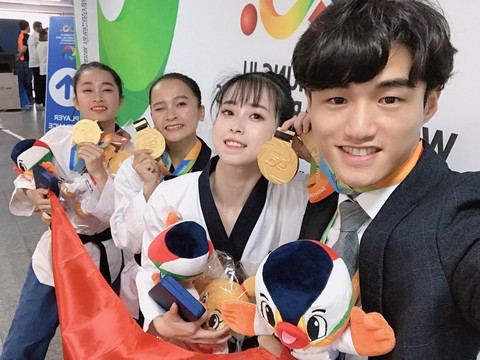 Taekwondo VN giành HCV tại Đại hội võ thuật thế giới 2019 - Ảnh 2. Taekwondo VN giành HCV tại Đại hội võ thuật thế giới 2019 - Ảnh 2.