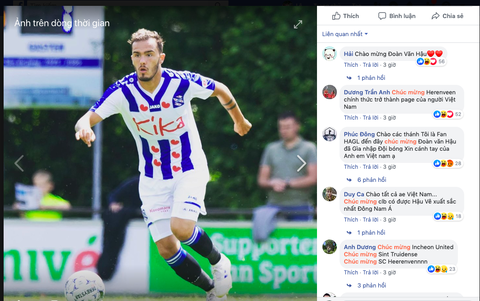 CĐV Việt Nam đổ bộ ồ ạt fanpage CLB Hà Lan mà Văn Hậu sắp khoác áo - Ảnh 1. CĐV Việt Nam đổ bộ ồ ạt fanpage CLB Hà Lan mà Văn Hậu sắp khoác áo - Ảnh 1.