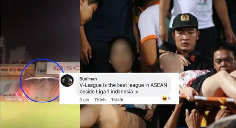 Bóng đá Việt Nam bị bôi đen sau vụ cổ động viên Nam Định ném pháo sáng - Ảnh 1. Bóng đá Việt Nam bị bôi đen sau vụ cổ động viên Nam Định ném pháo sáng - Ảnh 1.