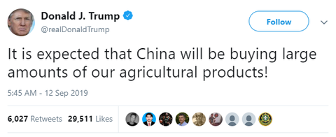 Ông Trump chờ Trung Quốc mua thật nhiều nông sản - Ảnh 1. Ông Trump chờ Trung Quốc mua thật nhiều nông sản - Ảnh 1.