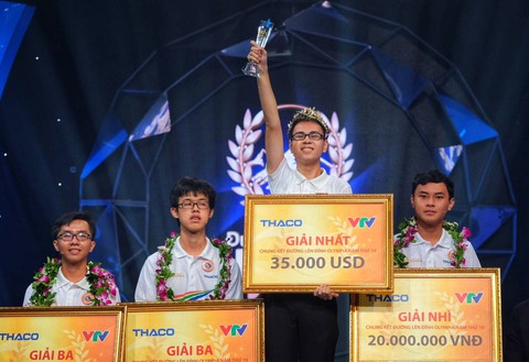 Thế Trung - Nghệ An giành vòng nguyệt quế Đường lên đỉnh Olympia - Ảnh 1. Thế Trung - Nghệ An giành vòng nguyệt quế Đường lên đỉnh Olympia - Ảnh 1.