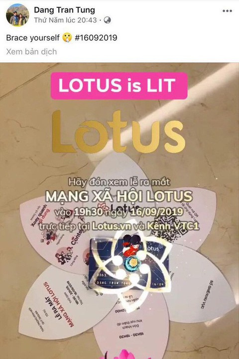 Sao Vbiz, hot-teen đồng loạt khoe thiệp mời ra mắt MXH Lotus - Ảnh 26. Sao Vbiz, hot-teen đồng loạt khoe thiệp mời ra mắt MXH Lotus - Ảnh 26.