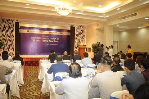 Hội thảo Quốc tịch châu Âu & Hoa Kì - Cơ hội trong tầm tay - Ảnh 1. Hội thảo Quốc tịch châu Âu & Hoa Kì - Cơ hội trong tầm tay - Ảnh 1.