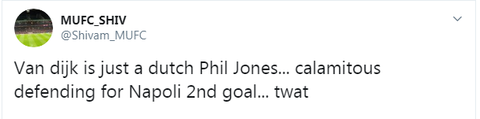 Mới phạm một sai lầm, nhiều CĐV đã nói ‘Van Dijk giống Phil Jones’ - Ảnh 1. Mới phạm một sai lầm, nhiều CĐV đã nói ‘Van Dijk giống Phil Jones’ - Ảnh 1.