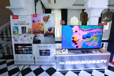 TCL ra mắt tivi Premium UHD AI C8 với công nghệ AI - Ảnh 1. TCL ra mắt tivi Premium UHD AI C8 với công nghệ AI - Ảnh 1.