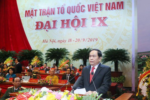 Mặt trận Tổ quốc bế mạc đại hội, cử ông Trần Thanh Mẫn tiếp tục làm chủ tịch - Ảnh 1. Mặt trận Tổ quốc bế mạc đại hội, cử ông Trần Thanh Mẫn tiếp tục làm chủ tịch - Ảnh 1.