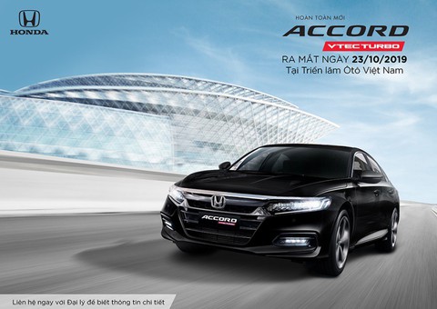 Honda Accord thế hệ thứ 10 ra mắt thị trường Việt Nam từ tháng 10-2019 - Ảnh 1. Honda Accord thế hệ thứ 10 ra mắt thị trường Việt Nam từ tháng 10-2019 - Ảnh 1.
