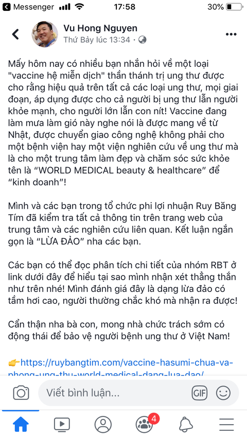 Văcxin trị ung thư của nữ doanh nhân nổi tiếng giới thiệu rầm rộ, tin được không? - Ảnh 2.