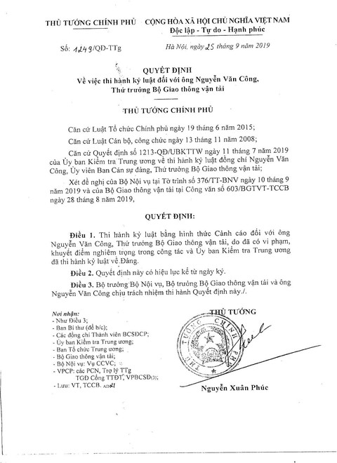 Kỷ luật ba thứ trưởng, một cựu thứ trưởng Bộ Giao thông vận tải - Ảnh 5. Kỷ luật ba thứ trưởng, một cựu thứ trưởng Bộ Giao thông vận tải - Ảnh 5.