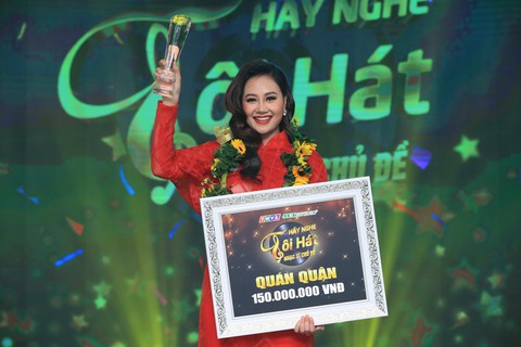 Hà Thúy Anh đoạt quán quân Hãy nghe tôi hát sau thời gian dài thi game show - Ảnh 1. Hà Thúy Anh đoạt quán quân Hãy nghe tôi hát sau thời gian dài thi game show - Ảnh 1.
