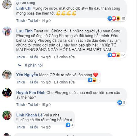 CĐV Việt Nam năn nỉ HLV Marc Brys: Xin cho Phượng một cơ hội - Ảnh 1. CĐV Việt Nam năn nỉ HLV Marc Brys: Xin cho Phượng một cơ hội - Ảnh 1.