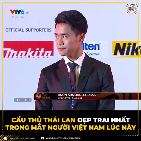 Đội trưởng U23 Thái được khen đẹp trai vì... bốc thăm dễ thở cho Việt Nam - Ảnh 3. Đội trưởng U23 Thái được khen đẹp trai vì... bốc thăm dễ thở cho Việt Nam - Ảnh 3.