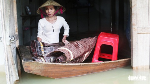Dân vùng lũ Hà Tĩnh co ro chờ nước rút từng giờ - Ảnh 1. Dân vùng lũ Hà Tĩnh co ro chờ nước rút từng giờ - Ảnh 1.
