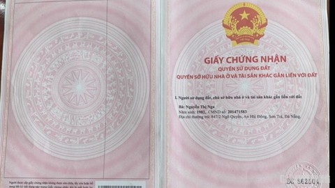 Đà Nẵng cảnh báo cho người dân về sổ đỏ giả - Ảnh 1. Đà Nẵng cảnh báo cho người dân về sổ đỏ giả - Ảnh 1.