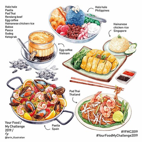 Chết thèm với thế giới món ăn trên tranh của chàng trai Việt - Ảnh 3. Chết thèm với thế giới món ăn trên tranh của chàng trai Việt - Ảnh 3.