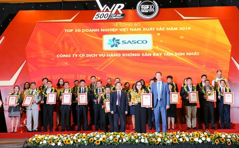 SASCO tiếp tục vào Top 50 Doanh nghiệp xuất sắc nhất VN năm 2019 - Ảnh 1. SASCO tiếp tục vào Top 50 Doanh nghiệp xuất sắc nhất VN năm 2019 - Ảnh 1.