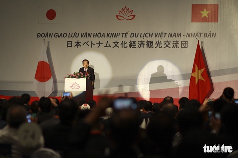 Tổng thư ký Đảng Dân chủ tự do Nhật Bản trồng sen cổ, thắt chặt quan hệ Việt - Nhật - Ảnh 3. Tổng thư ký Đảng Dân chủ tự do Nhật Bản trồng sen cổ, thắt chặt quan hệ Việt - Nhật - Ảnh 3.