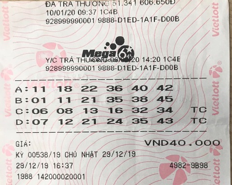 Tài xế Grab trúng Jackpot 57 tỷ dành 1,5 tỷ làm từ thiện - Ảnh 1. Tài xế Grab trúng Jackpot 57 tỷ dành 1,5 tỷ làm từ thiện - Ảnh 1.