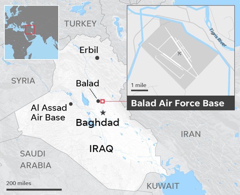 Căn cứ quân sự có lính Mỹ ở Iraq lại bị nã tên lửa, Washington phẫn nộ - Ảnh 3. Căn cứ quân sự có lính Mỹ ở Iraq lại bị nã tên lửa, Washington phẫn nộ - Ảnh 3.