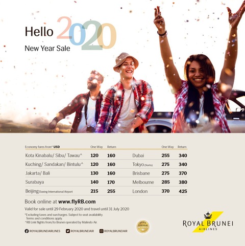 Năm mới, thoả thích bay cùng Royal Brunei Airlines - Ảnh 1. Năm mới, thoả thích bay cùng Royal Brunei Airlines - Ảnh 1.