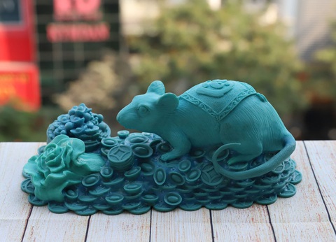 Tượng Chuột mạ vàng đón Tết Canh Tý và những ý nghĩa bất ngờ - Ảnh 5. Tượng Chuột mạ vàng đón Tết Canh Tý và những ý nghĩa bất ngờ - Ảnh 5.