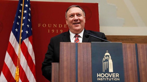 Ngoại trưởng Pompeo: Mỹ có chiến lược lớn hơn đằng sau việc giết tướng Soleimani - Ảnh 1. Ngoại trưởng Pompeo: Mỹ có chiến lược lớn hơn đằng sau việc giết tướng Soleimani - Ảnh 1.