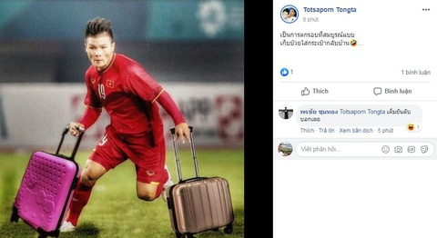 Cổ động viên Thái Lan hả hê vì U23 Việt Nam bị loại - Ảnh 1. Cổ động viên Thái Lan hả hê vì U23 Việt Nam bị loại - Ảnh 1.