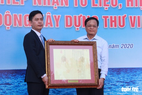 Góp tư liệu cho cột mốc chủ quyền Hoàng Sa - Ảnh 1. Góp tư liệu cho cột mốc chủ quyền Hoàng Sa - Ảnh 1.