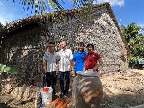 Niềm vui “nước sạch học đường” trước thềm năm mới tại Bình Đại, Bến Tre - Ảnh 5. Niềm vui “nước sạch học đường” trước thềm năm mới tại Bình Đại, Bến Tre - Ảnh 5.