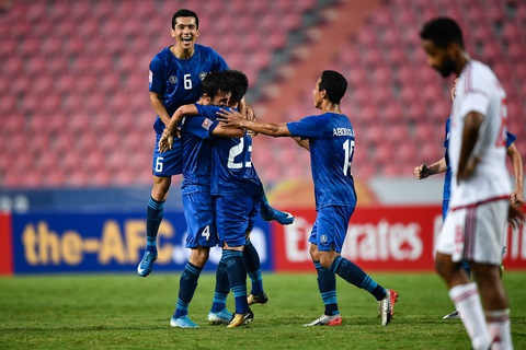 Đè bẹp UAE 5-1, ĐKVĐ U23 Uzbekistan đoạt vé vào bán kết - Ảnh 3. Đè bẹp UAE 5-1, ĐKVĐ U23 Uzbekistan đoạt vé vào bán kết - Ảnh 3.