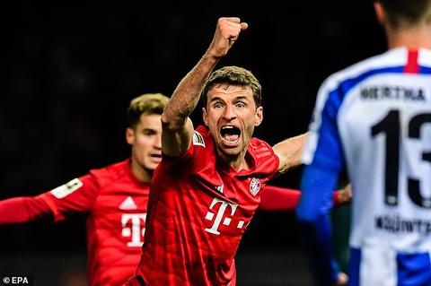 Hiệp 2 bùng nổ, Bayern Munich đè bẹp chủ nhà Hertha Berlin 4-0 - Ảnh 1. Hiệp 2 bùng nổ, Bayern Munich đè bẹp chủ nhà Hertha Berlin 4-0 - Ảnh 1.