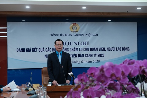 Hơn 10 triệu lượt công đoàn viên, người lao động được hỗ trợ Tết - Ảnh 1. Hơn 10 triệu lượt công đoàn viên, người lao động được hỗ trợ Tết - Ảnh 1.