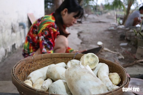 Tết về quê ngoại, thưởng thức bánh phồng nhân cơm dừa - Ảnh 2. Tết về quê ngoại, thưởng thức bánh phồng nhân cơm dừa - Ảnh 2.