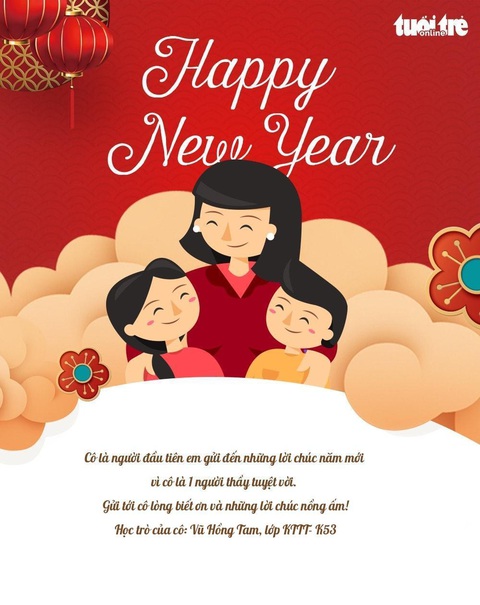 Cùng Tuổi Trẻ Online tạo thiệp chúc tết thầy cô năm mới 2020 - Ảnh 1. Cùng Tuổi Trẻ Online tạo thiệp chúc tết thầy cô năm mới 2020 - Ảnh 1.