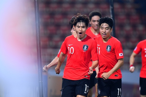Thắng thuyết phục, U23 Hàn Quốc đoạt vé vào chung kết Giải U23 châu Á - Ảnh 3. Thắng thuyết phục, U23 Hàn Quốc đoạt vé vào chung kết Giải U23 châu Á - Ảnh 3.