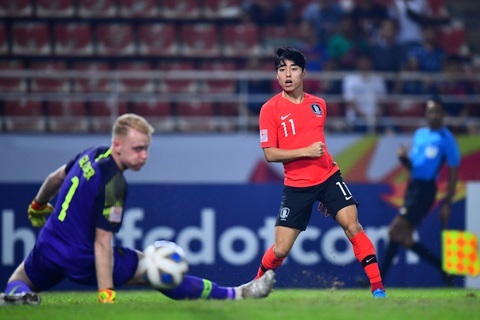 Thắng thuyết phục, U23 Hàn Quốc đoạt vé vào chung kết Giải U23 châu Á - Ảnh 1. Thắng thuyết phục, U23 Hàn Quốc đoạt vé vào chung kết Giải U23 châu Á - Ảnh 1.