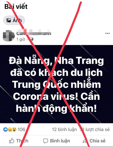 Đà Nẵng bác thông tin có người nhiễm virút corona vào thành phố - Ảnh 2. Đà Nẵng bác thông tin có người nhiễm virút corona vào thành phố - Ảnh 2.