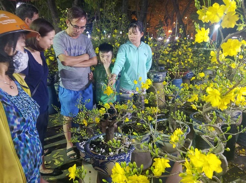 Cúc, quất... giá giảm hơn một nửa, dân Sài Gòn đổ xô đi mua - Ảnh 7. Cúc, quất... giá giảm hơn một nửa, dân Sài Gòn đổ xô đi mua - Ảnh 7.