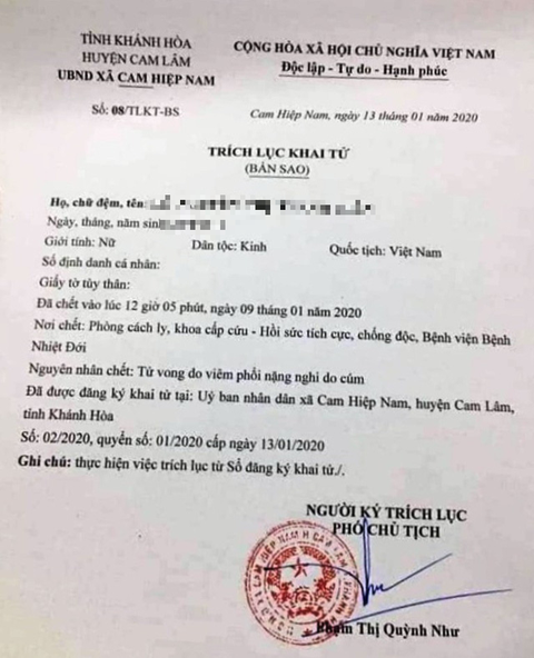 Bệnh nhi 10 tuổi ở Khánh Hòa chết vì bệnh cúm không thuộc chủng virus corona mới - Ảnh 2. Bệnh nhi 10 tuổi ở Khánh Hòa chết vì bệnh cúm không thuộc chủng virus corona mới - Ảnh 2.