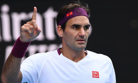 Thoát hiểm ngoạn mục, Federer vào bán kết Giải Úc mở rộng 2020 - Ảnh 1. Thoát hiểm ngoạn mục, Federer vào bán kết Giải Úc mở rộng 2020 - Ảnh 1.