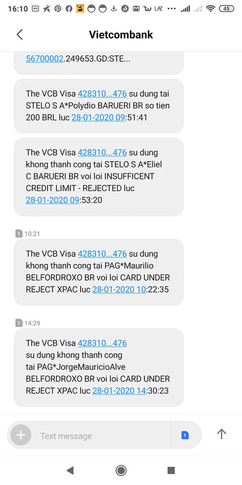 Vietcombank khoá thẻ phát sinh giao dịch nghi ngờ giả mạo - Ảnh 1. Vietcombank khoá thẻ phát sinh giao dịch nghi ngờ giả mạo - Ảnh 1.
