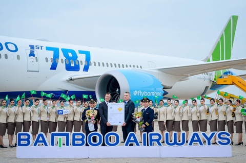 Bamboo Airways được trao chứng nhận quốc tế về an toàn khai thác - Ảnh 1. Bamboo Airways được trao chứng nhận quốc tế về an toàn khai thác - Ảnh 1.