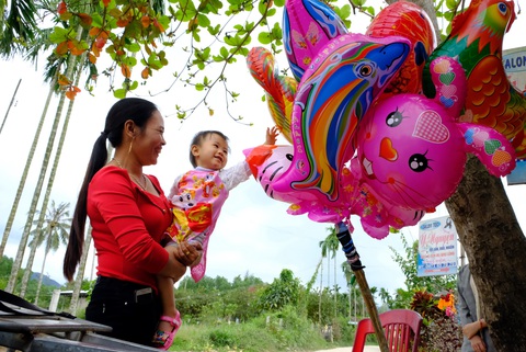 Tết yêu thương của bé Kỳ Tích - Ảnh 1. Tết yêu thương của bé Kỳ Tích - Ảnh 1.