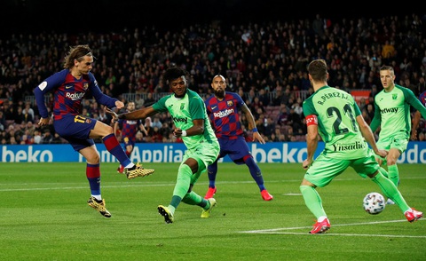 Messi lập cú đúp, Barcelona vùi dập Leganes ở Cúp Nhà Vua - Ảnh 2. Messi lập cú đúp, Barcelona vùi dập Leganes ở Cúp Nhà Vua - Ảnh 2.