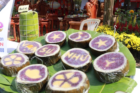 Bánh chưng, bánh giầy, bánh tét - linh hồn Tết Việt! - Ảnh 4. Bánh chưng, bánh giầy, bánh tét - linh hồn Tết Việt! - Ảnh 4.