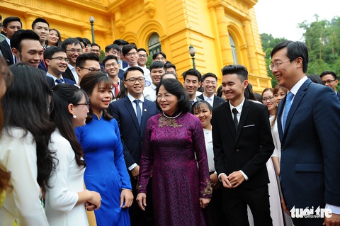 Phó chủ tịch nước Đặng Thị Ngọc Thịnh: Nghèo vì không có ước mơ, không dám ước mơ - Ảnh 1. Phó chủ tịch nước Đặng Thị Ngọc Thịnh: Nghèo vì không có ước mơ, không dám ước mơ - Ảnh 1.