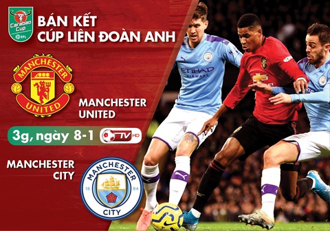 Lịch trực tiếp bán kết Cúp liên đoàn Anh: Man United gặp Man City - Ảnh 1. Lịch trực tiếp bán kết Cúp liên đoàn Anh: Man United gặp Man City - Ảnh 1.