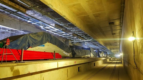 Metro số 1 Bến Thành - Suối Tiên sắp hoàn thiện ga Nhà hát TP - Ảnh 4. Metro số 1 Bến Thành - Suối Tiên sắp hoàn thiện ga Nhà hát TP - Ảnh 4.