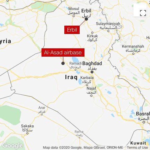 Iran nã hàng chục tên lửa vào căn cứ có lính Mỹ ở Iraq - Ảnh 6. Iran nã hàng chục tên lửa vào căn cứ có lính Mỹ ở Iraq - Ảnh 6.