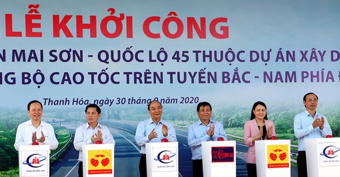 Khởi công 3 dự án cao tốc Bắc - Nam: Không làm ẩu, làm dối... - Ảnh 1. Khởi công 3 dự án cao tốc Bắc - Nam: Không làm ẩu, làm dối... - Ảnh 1.